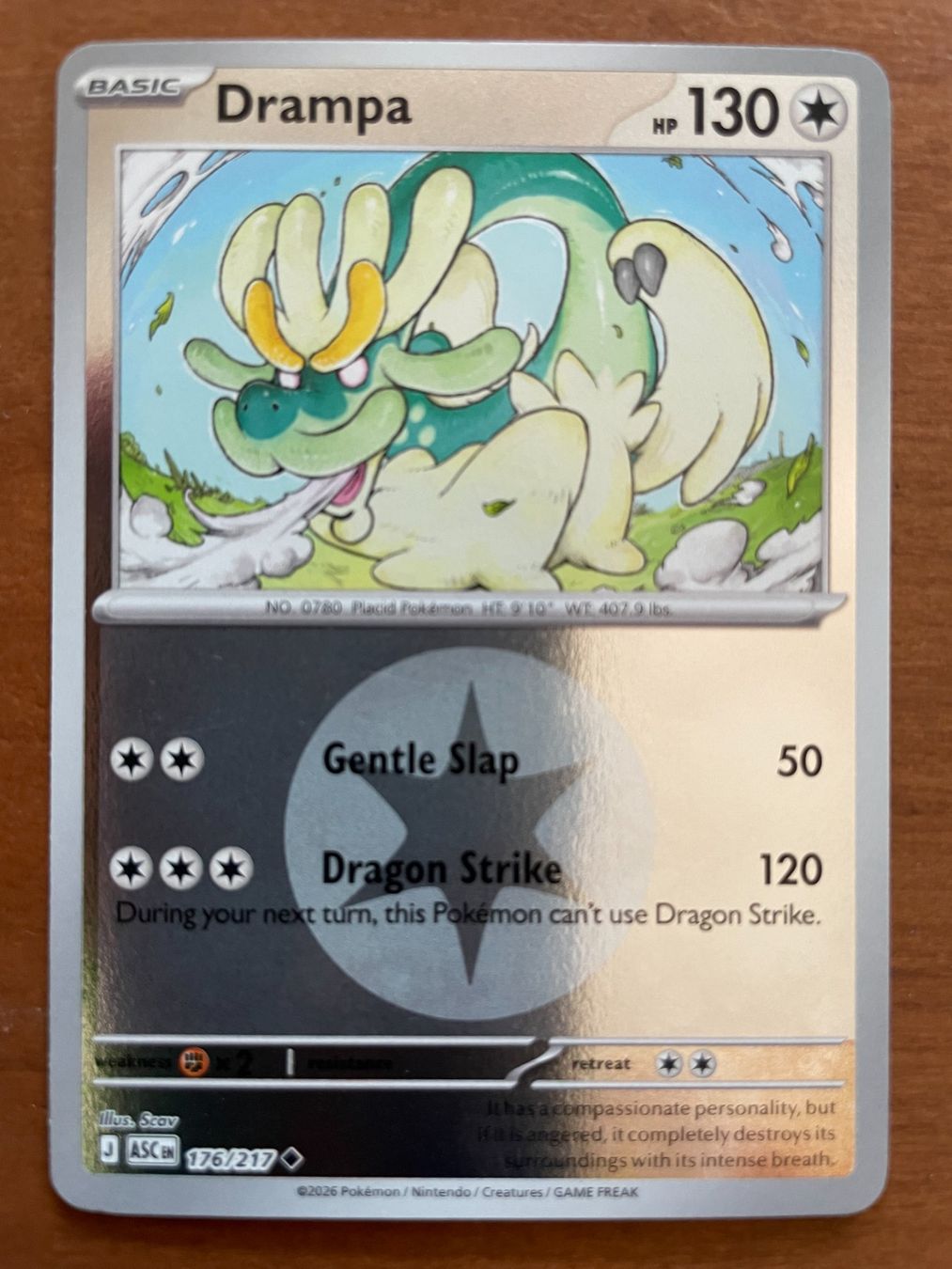Pokémon Carte collezionabili: Pokemon Drampa Reverse (Versand gratis) – Nuovo (secondo la descrizione) da Chur venduto da Angerson