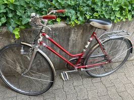 Vintage Damenvelo rot Primo