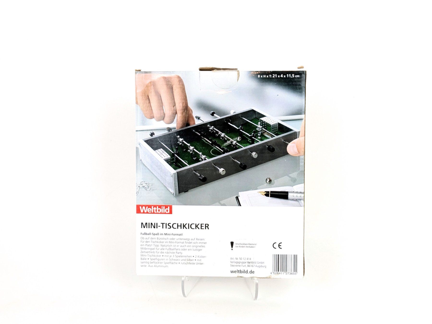 Spiele: WELTBILD Mini - Tischkicker – Gebraucht aus Thun von Restwert_Thun 2