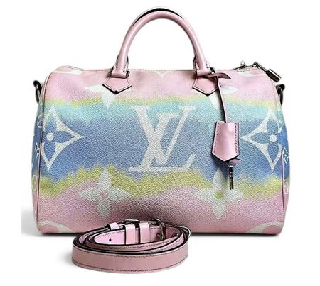 Sac Louis Vuitton Speedy Bandoulière multicolore toile mo...