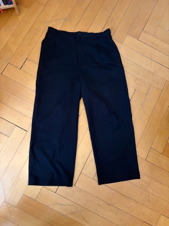 Elegante Stoffhose in Schwarz