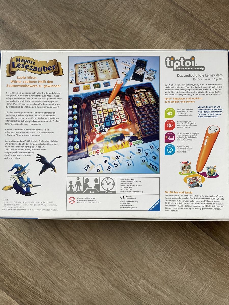 Ravensburger Spiele: Tiptoi Magors Lesezauber Spiel – Gebraucht aus Recherswil von jafa74 1