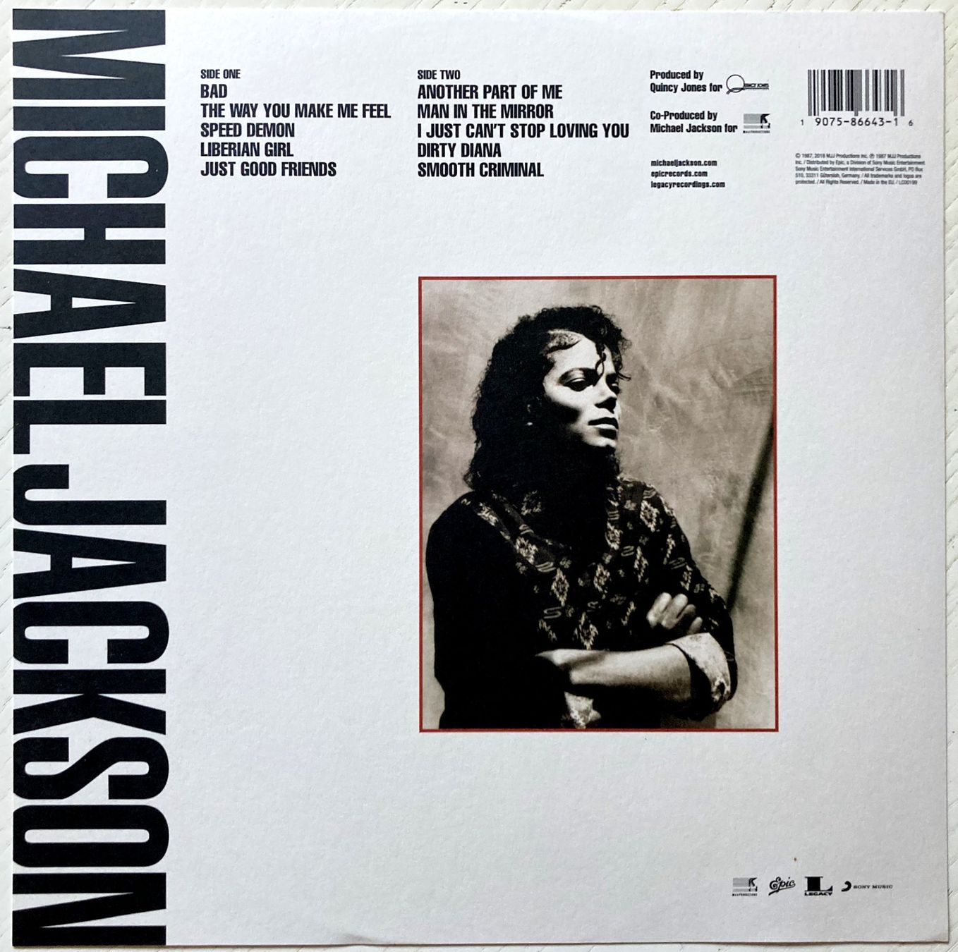 Vinyles: MICHAEL JACKSON - BAD – D'occasion à Bottens par hotter-than-hell 3