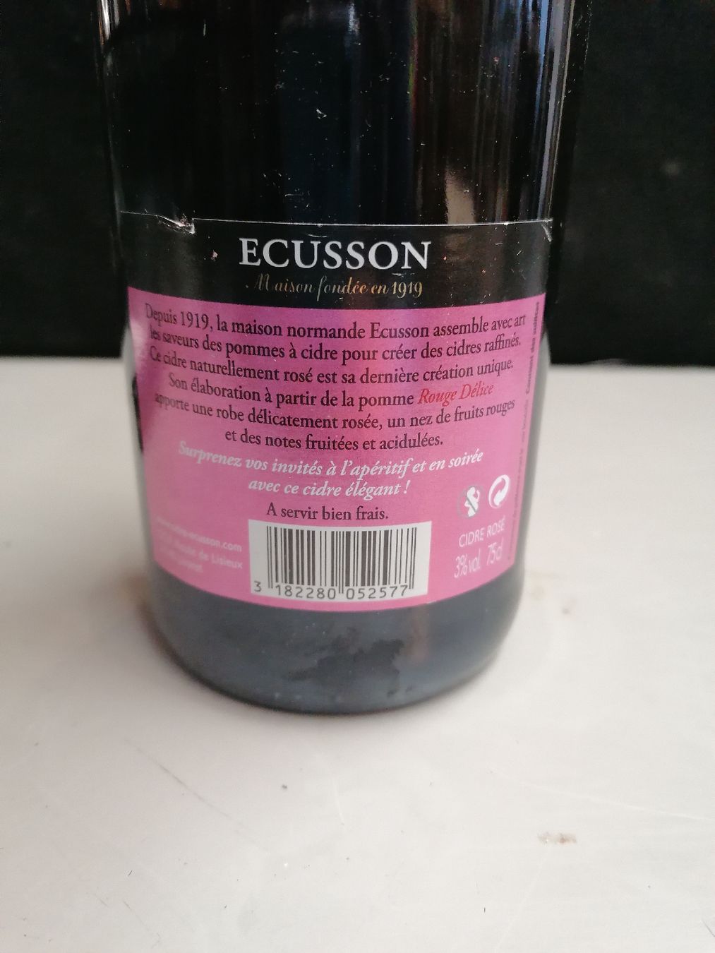 Bevande alcoliche: ECUSSON CIDRE ROSÉ  – Nuovo (secondo la descrizione) da Genève venduto da Leboucheoreilles 5