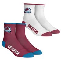 Socken Colorado Avalanche NHL Team Logo 2 Paar Neu