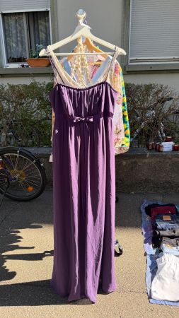 Abendkleid Marie Lund lila lang Größe 38