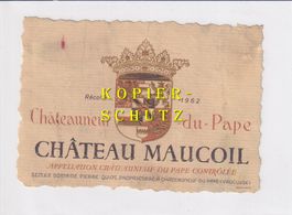 Etikette - Châteauneuf-du-Pape "Château Maucoil" /bd