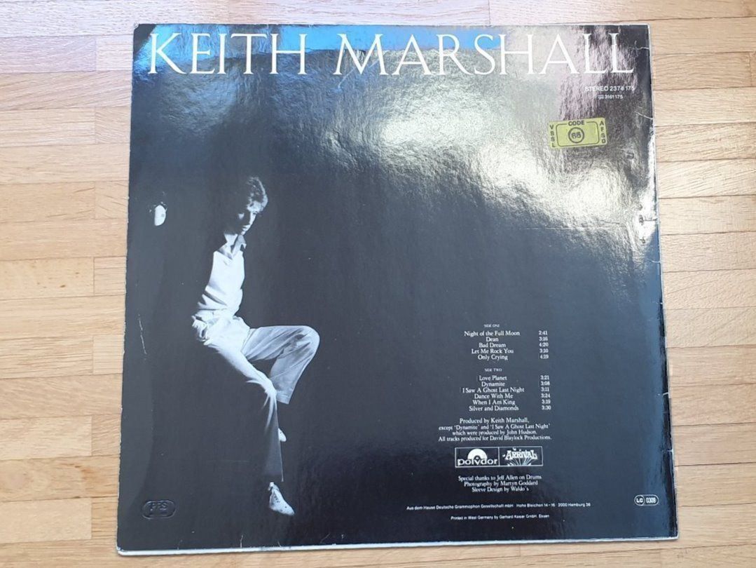 Dischi in vinile: Vinyl Keith Marshall – Usato da Bottighofen venduto da Miatax5 1