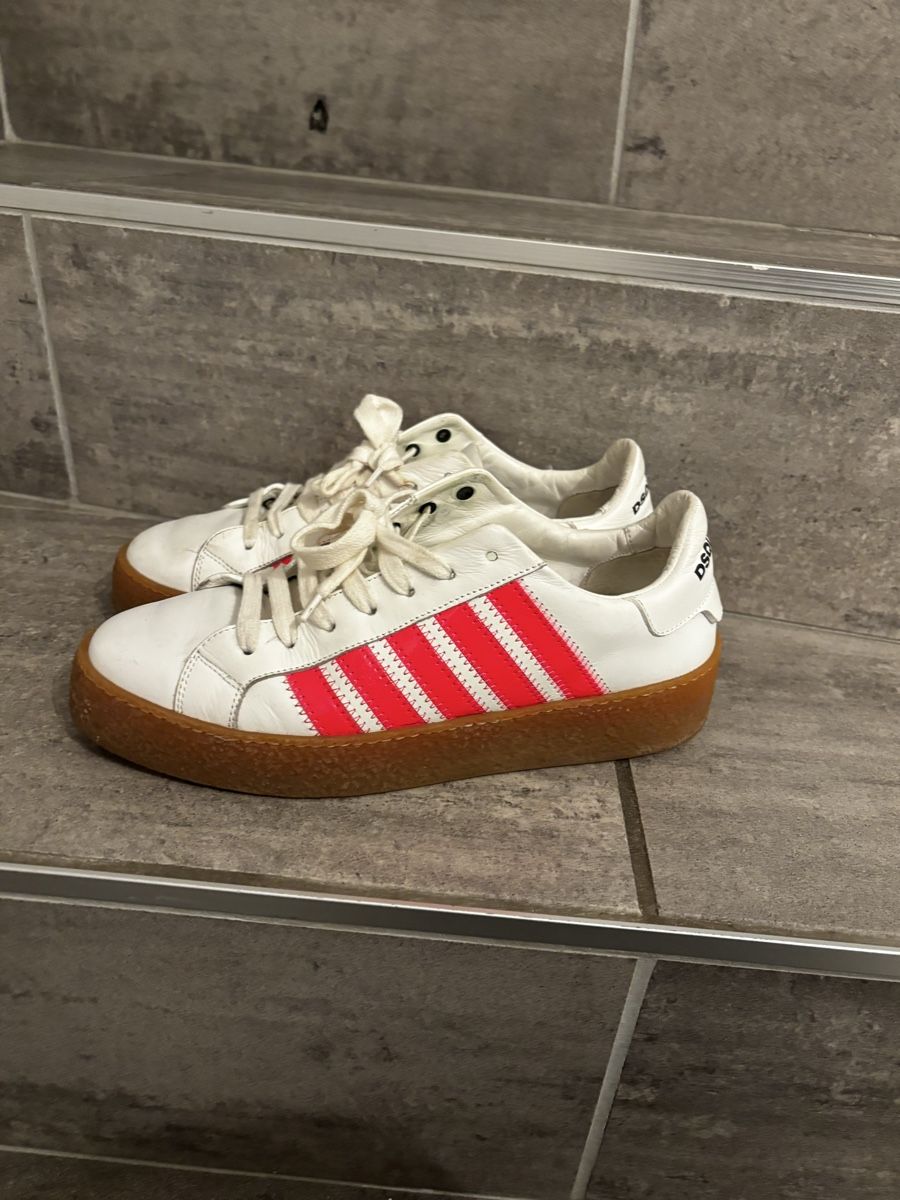 Dsquared2 Scarpe da donna: Dsquared2 Sneaker weiss/neonpink – Usato da Hilterfingen venduto da lavendu