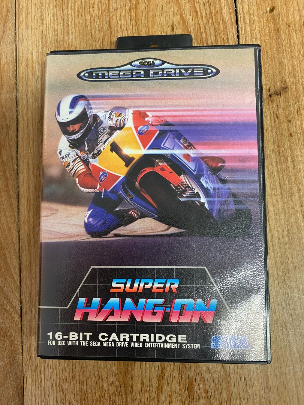 Sega Giochi: Sega Mega drive 16Bit "Super Hang-On" Game, OVP – Usato da Niederhelfenschwil venduto da Chleeblatt1938