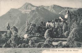 Wimmis BE Schloss mit Niesen