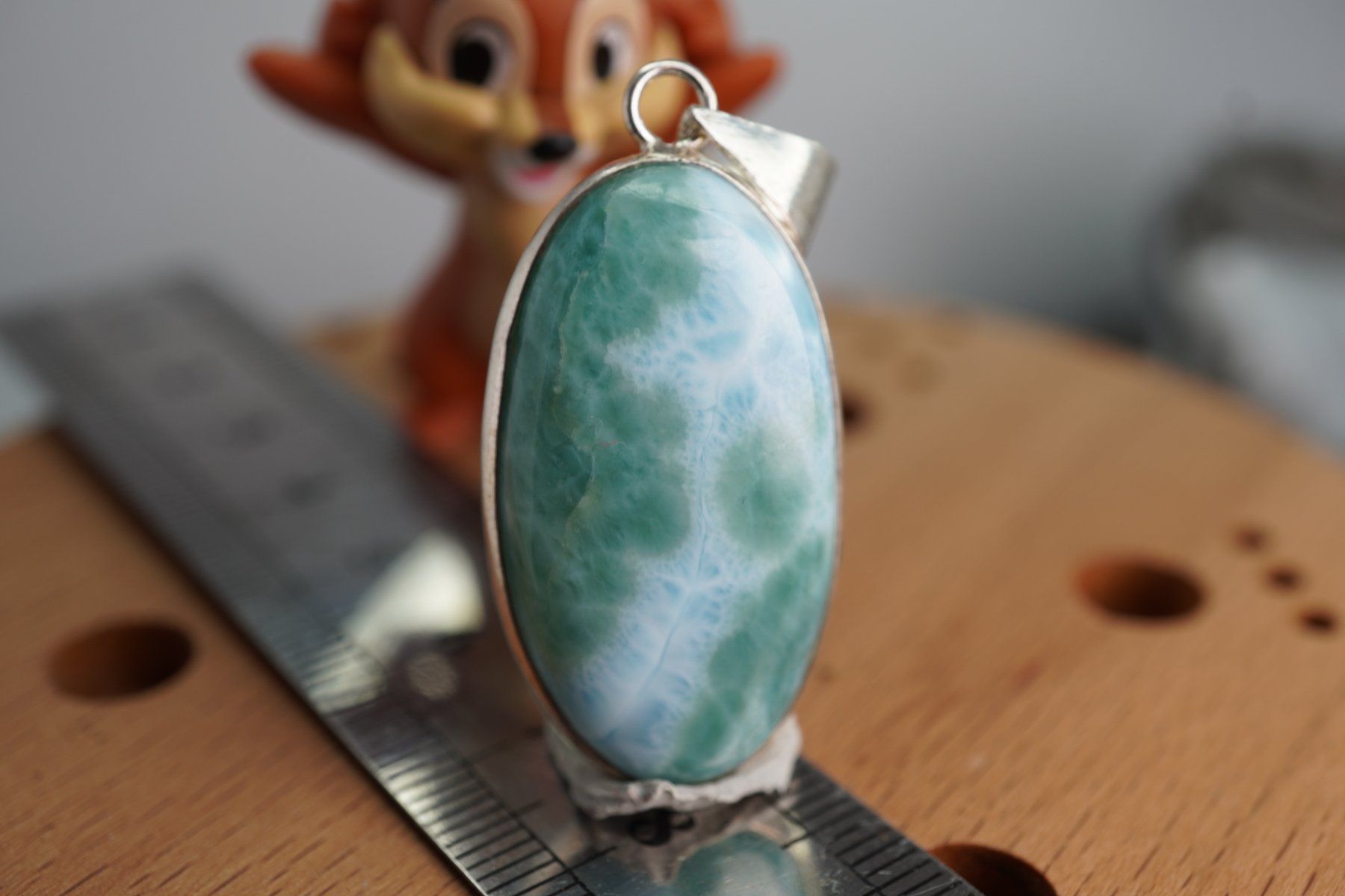 Minerali & Pietre curative: Larimar   Wunderschön    Anhänger   by  "TOPSTONE" ab 1.- – Nuovo e nell'imballaggio originale da Eschenbach SG venduto da topstone 6