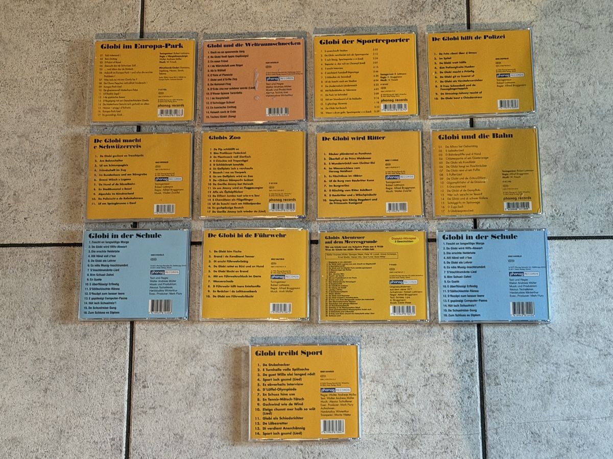 CDs: 15 x Globi CD – D'occasion à Kaiseraugst par 420n 4