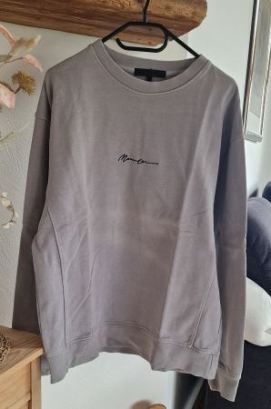 Mennace Herren-Sweatshirt, Graut, Grösse M