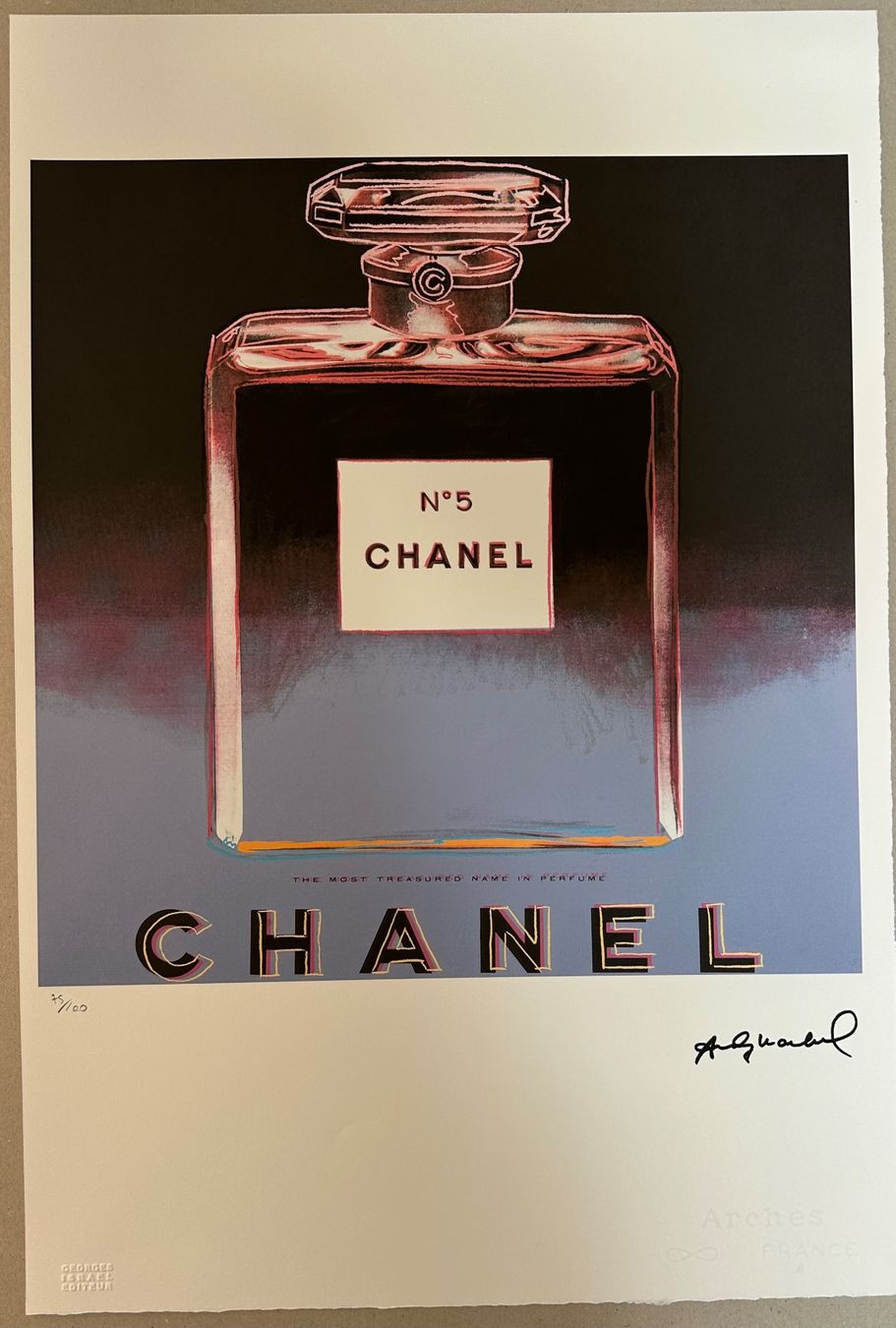 Gemälde: Warhol: Chanel, POP Art 75/100 – Neu (gemäss Beschreibung) aus Meilen von Smgdesign