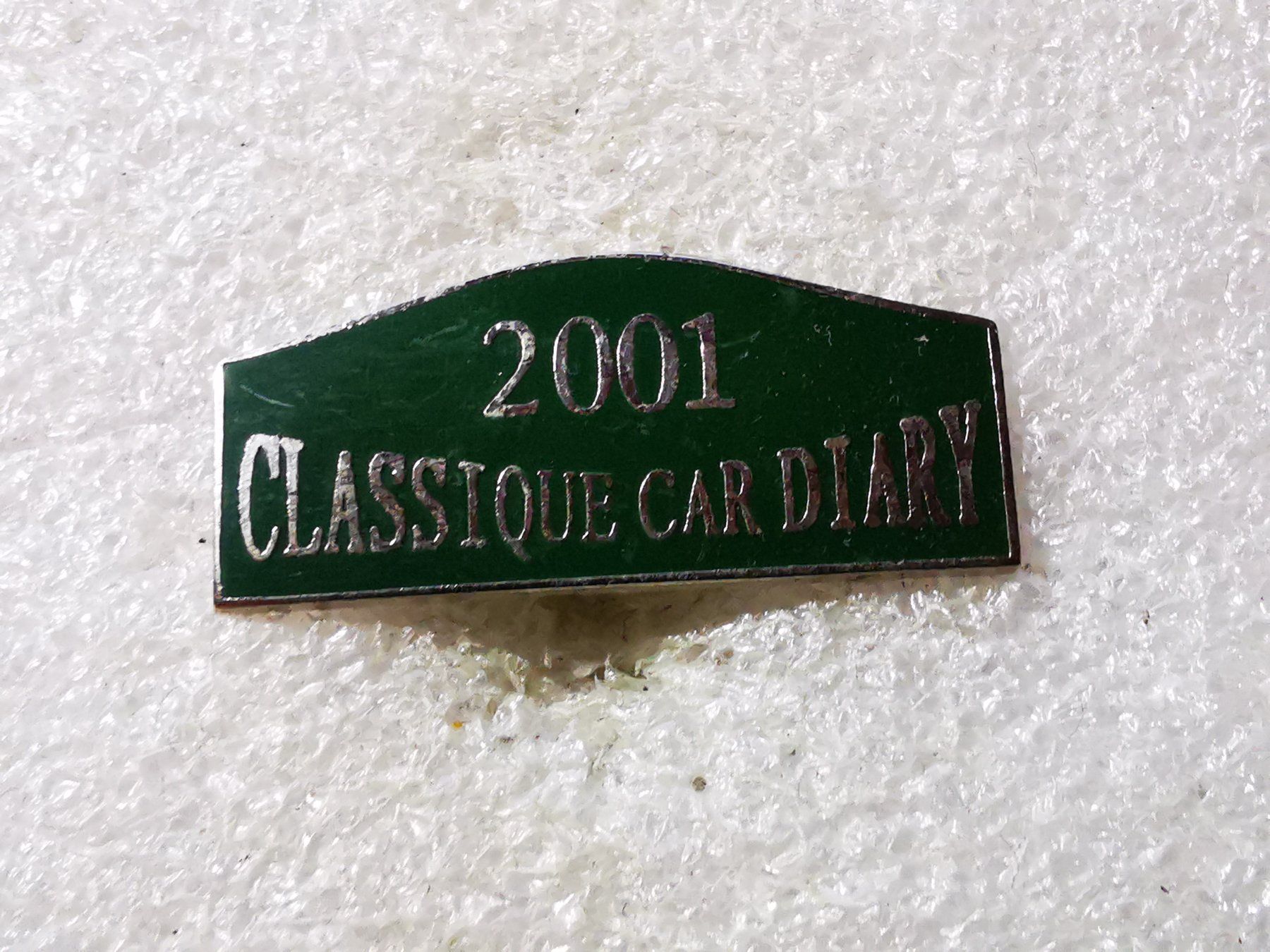 Placchette & Badge: Ansteckpin 85: 2001 Classque Cardiary – Usato da Oppligen venduto da Pin-Fall-Shop