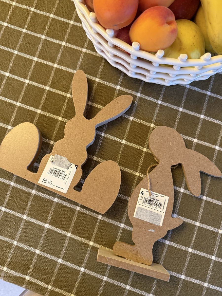 Tutte le decorazioni: Holz Osterdeko Hasen und Eier  – Nuovo (secondo la descrizione) da Langenthal venduto da vik_v5ml 1