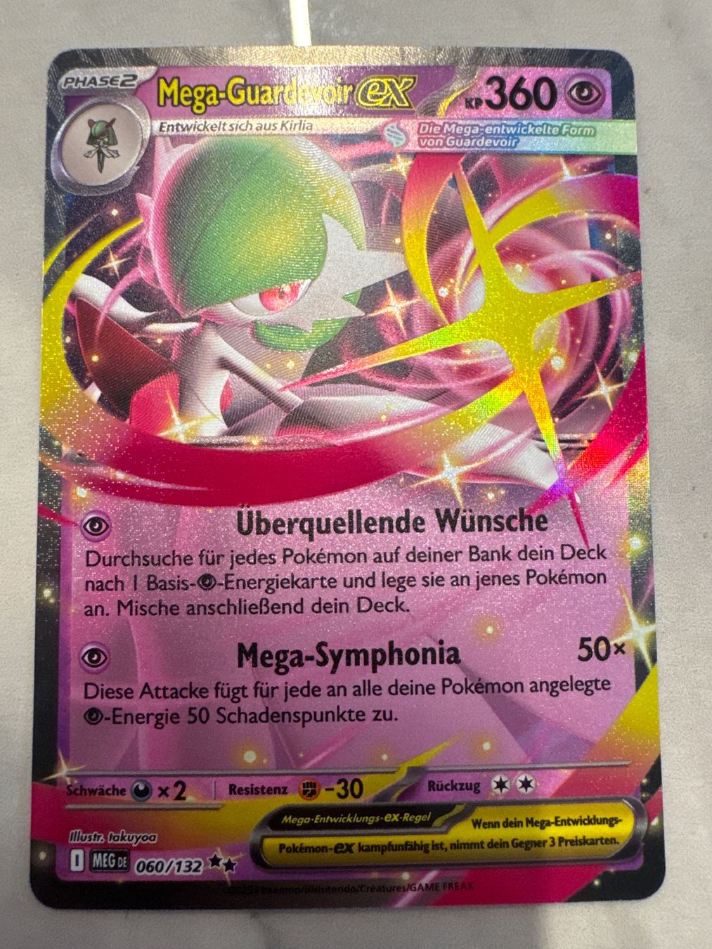 Pokémon Carte collezionabili: Mega Guardevoir ex MEG060 DE - Mega Entwicklung – Nuovo (secondo la descrizione) da Wil SG venduto da Prof.Eich