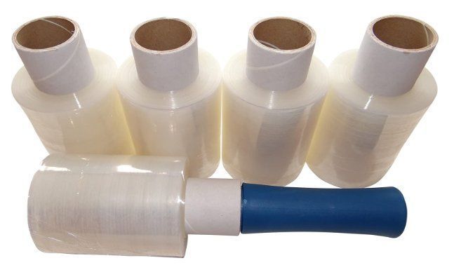 Altro per stoccaggio & trasporto: 5 Rollen Ministretchfolien + 1 Handabroller – Nuovo e nell'imballaggio originale da Bülach venduto da SwissStoreInShop