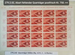 Nr. 279.2.02, Gotthardschnelzug postfrisch Kt. 750.-++