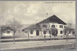 1923, LOCLE, NOUVELLE GARE DU COL DE ROCHES