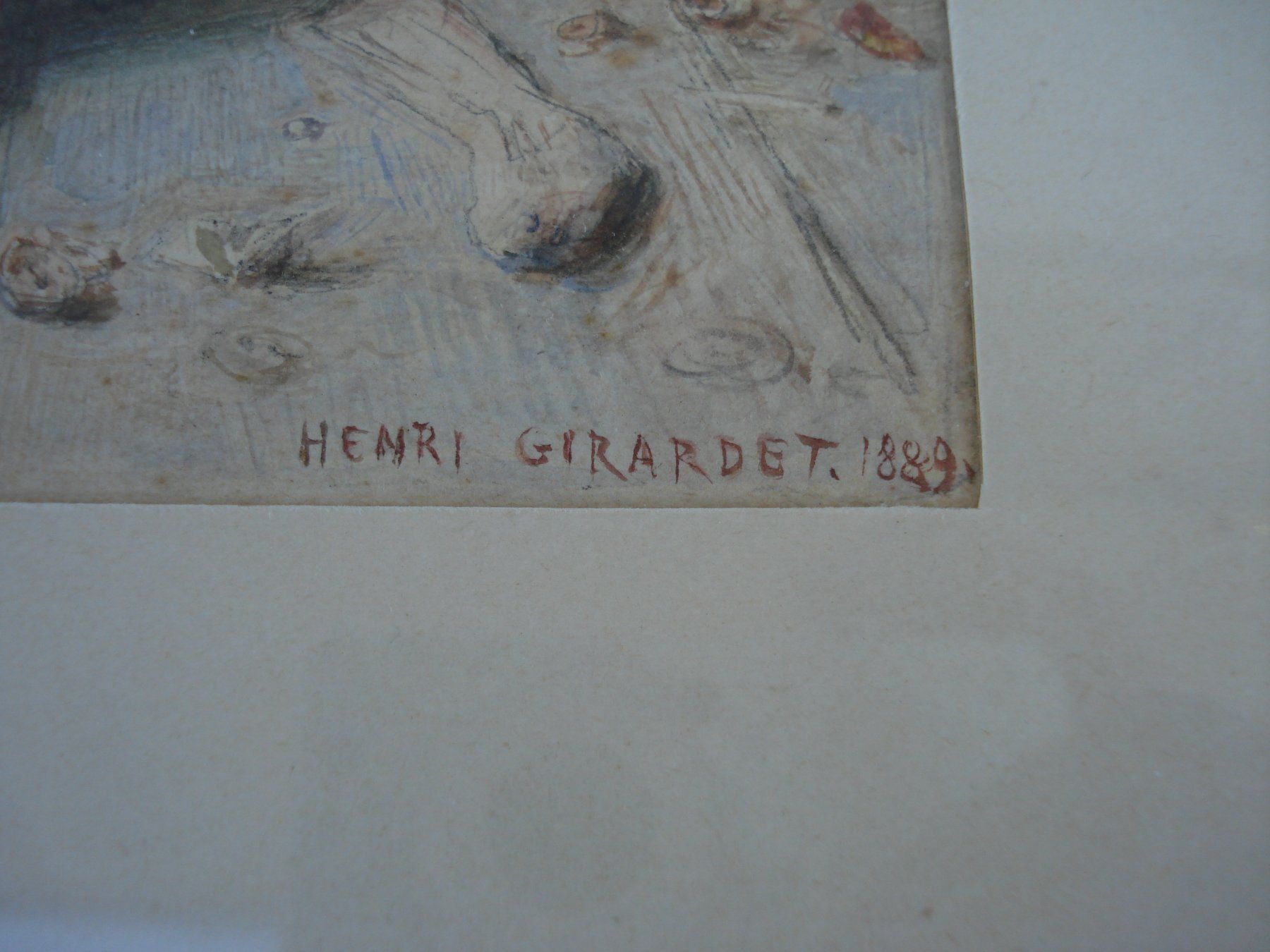 Dipinti: Edouard-Henri Girardet 1819-1880 – Usato da Basel venduto da art.basel 3