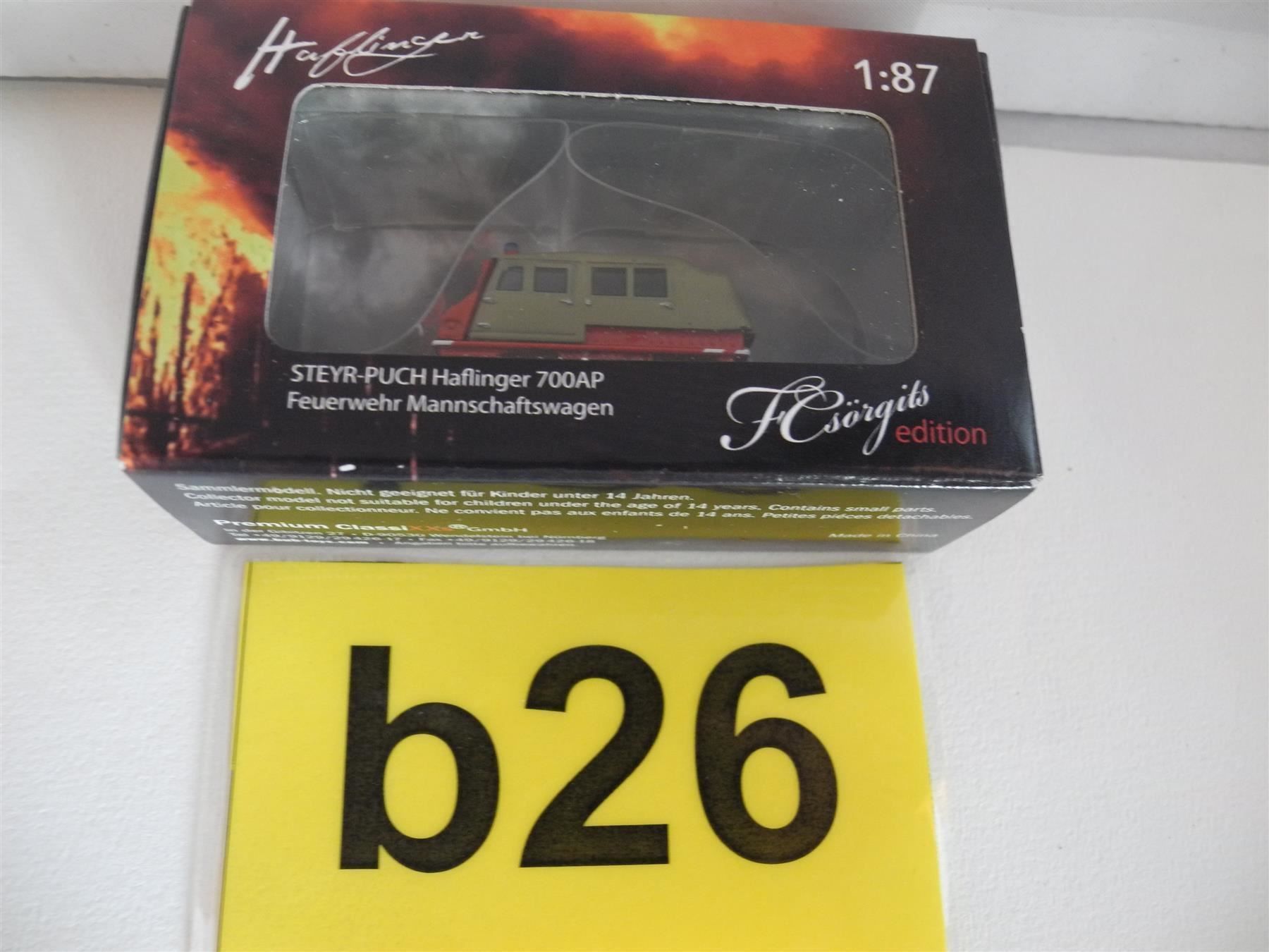 Steyr Modellautos: Steyr Puch Haflinger 05725-014 , Nr. b26 – Neu und originalverpackt aus Kottwil von Crazyrolf