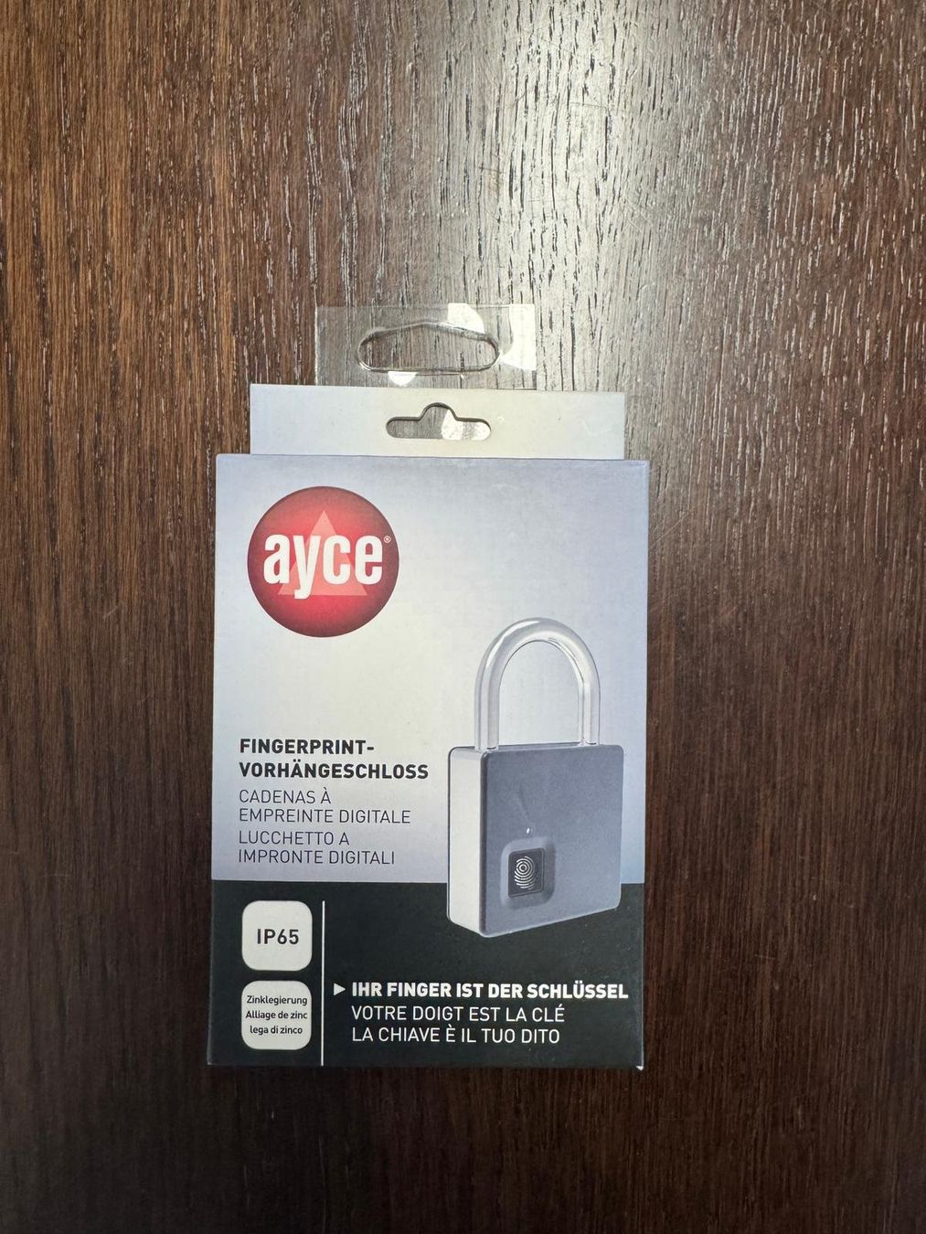Lucchetti: Ayce Fingerabdruck - Vorhängeschloss – Nuovo e nell'imballaggio originale da Zürich venduto da Secure