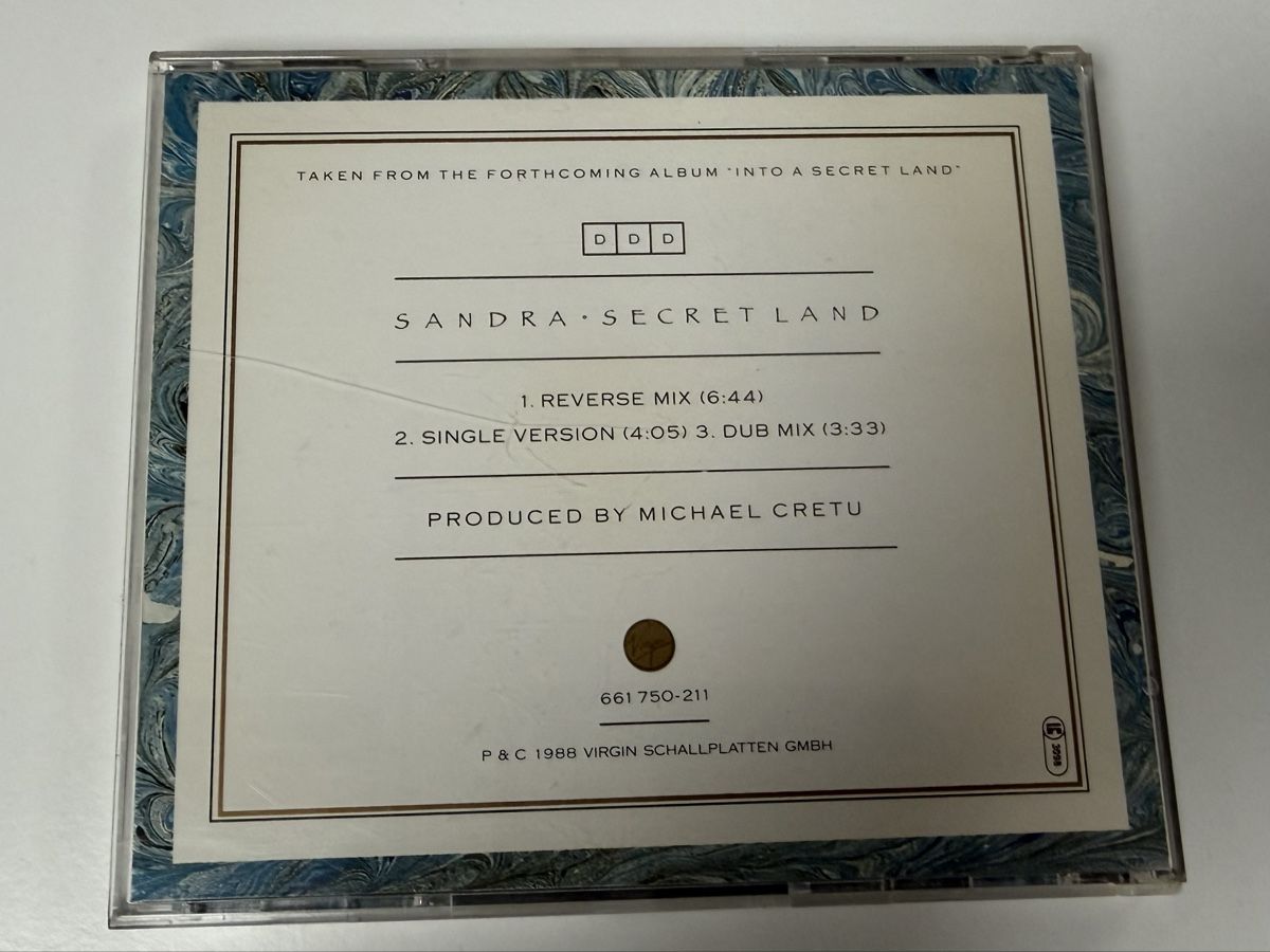 CD: CD Sandra - Secret Land - CD Album 1988 – Usato da Oberried Brienz venduto da Chyara 1