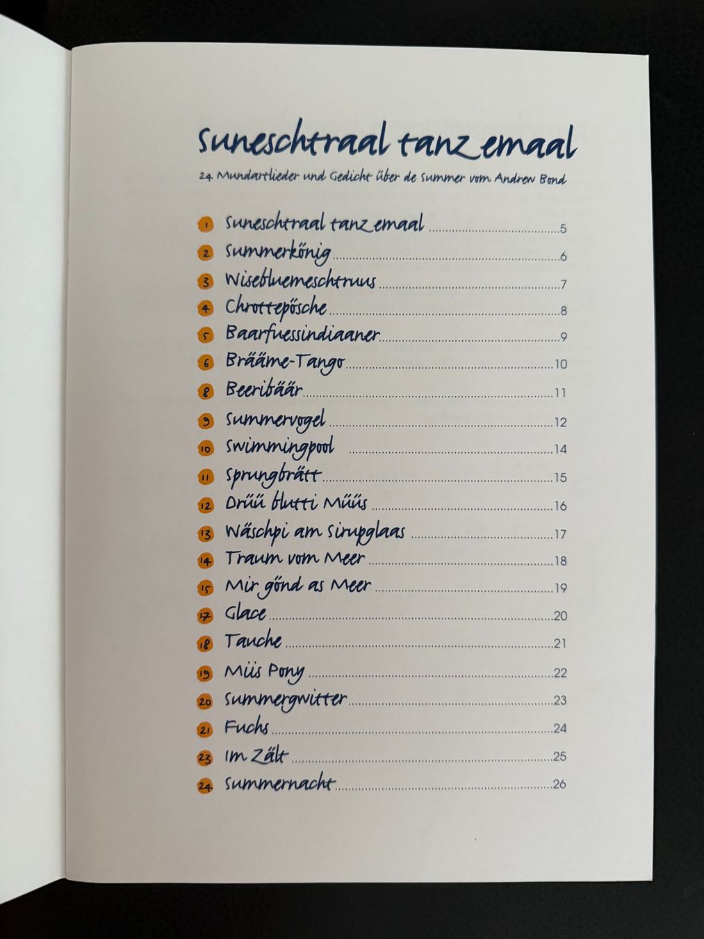 Libri: SUNESCHTRAAL  TANZ   EMAAL     HEFT  D   Bb-Instrumente – Usato da Subingen venduto da ArtBead 4