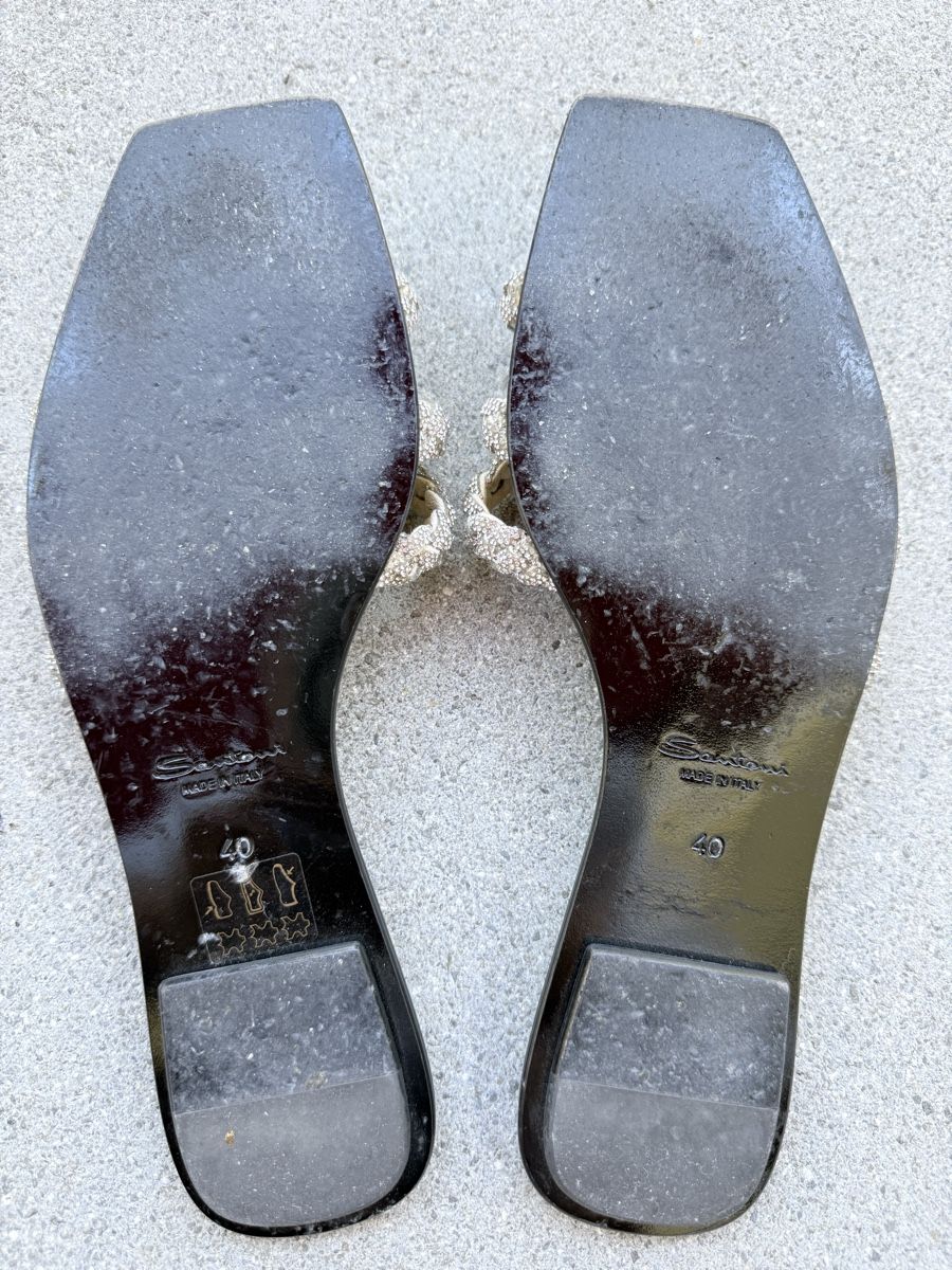 Santoni Scarpe da donna: Santoni Sandals Embellished Straps Size 40 EU – Usato da Kilchberg ZH venduto da san_hs8y 4