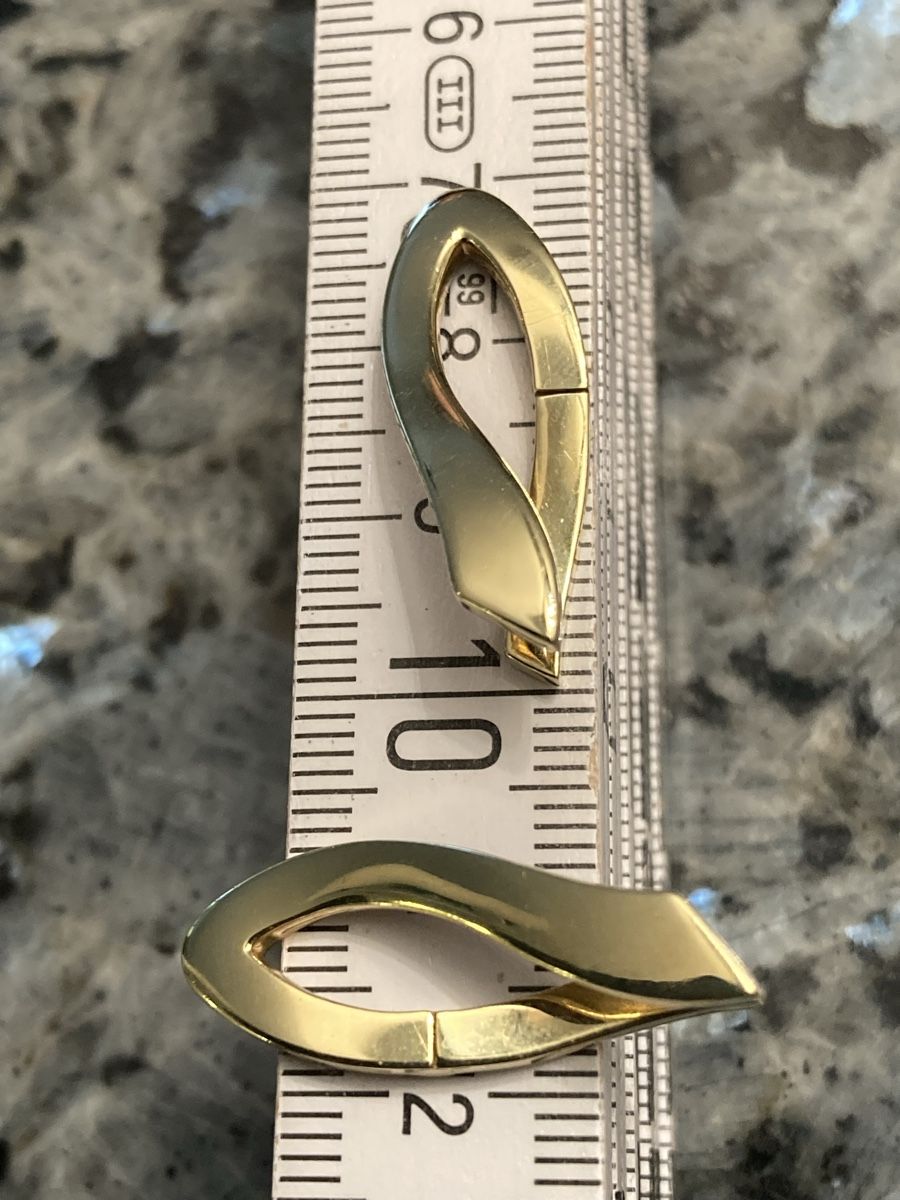 Orecchini pendenti & Orecchini a lobo: Ohringe 18k 6.66Gr 3cm – Usato da Dietikon venduto da Closet_refurbished 2