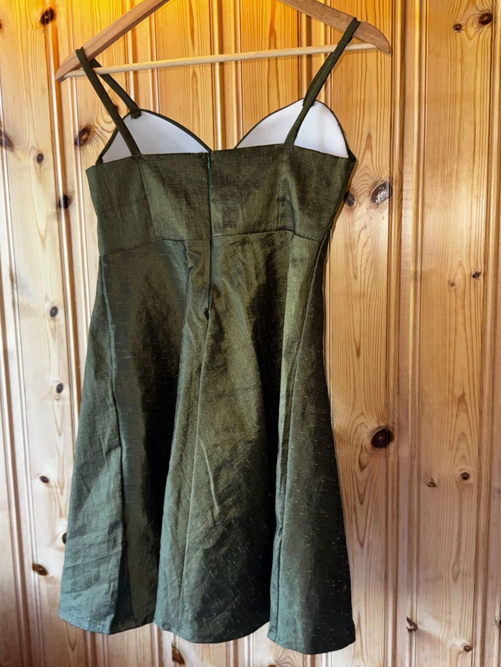 Vestiti: Robe bustier en soie sauvage taille env. M – Usato da Ovronnaz venduto da Etagne68 3