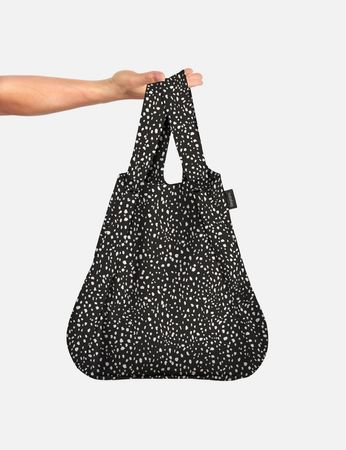 Notabag – Black Sprinkle Bag & Backpack in One