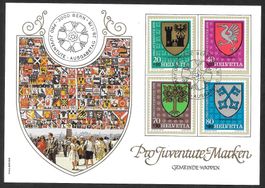 FDC Pro Juventute Serie 1978 ET 28.11.1978 schön illustriert