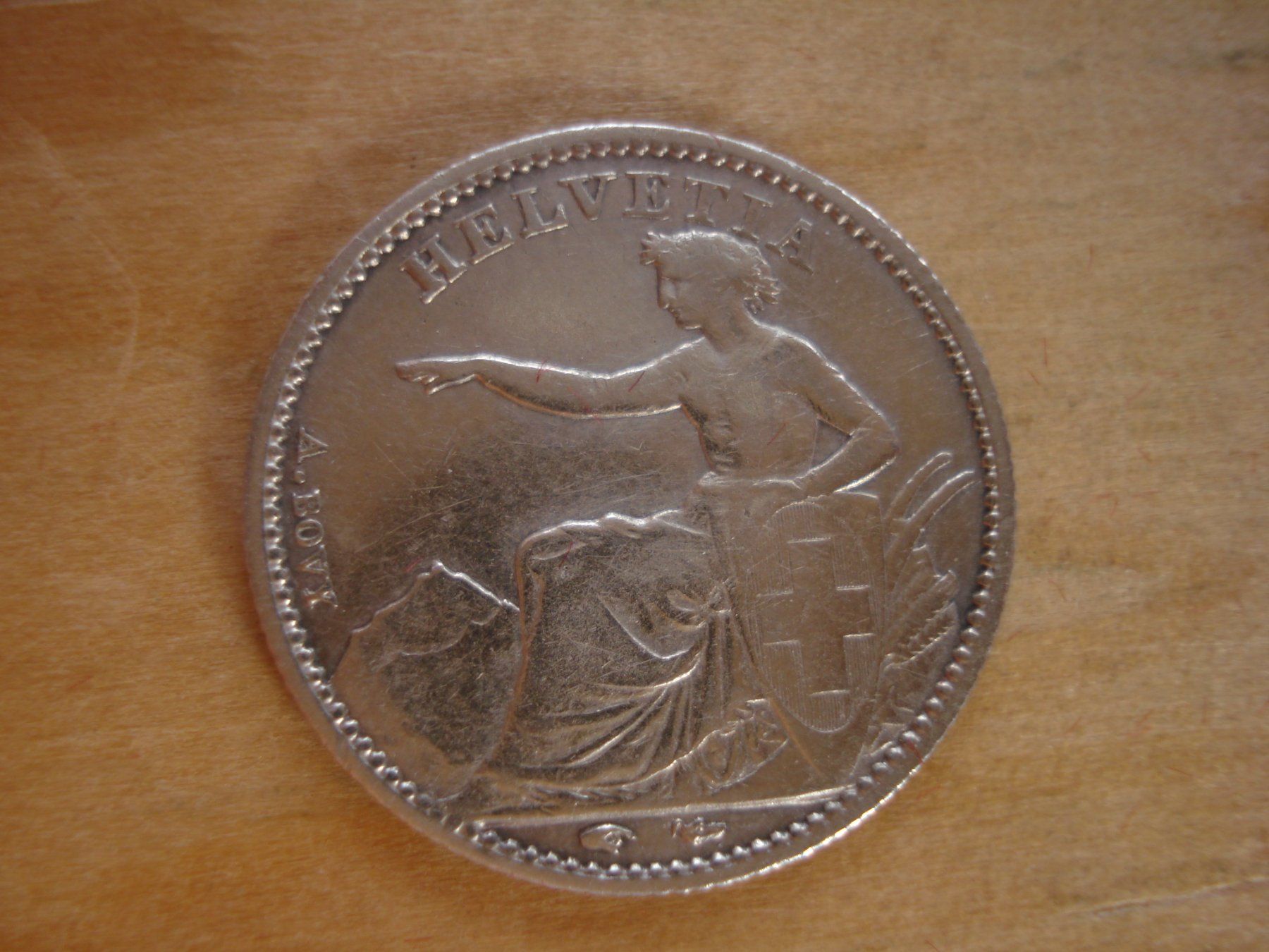 Tutti le monete: (C1) 1/2 Franken 1850 SS-VZ – Usato da Erlach venduto da Net-Coins 1