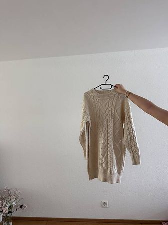 STRICKKLEID BEIGE XS