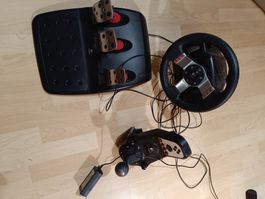 Logitech G27 racing wheel set mit Pedalen etc