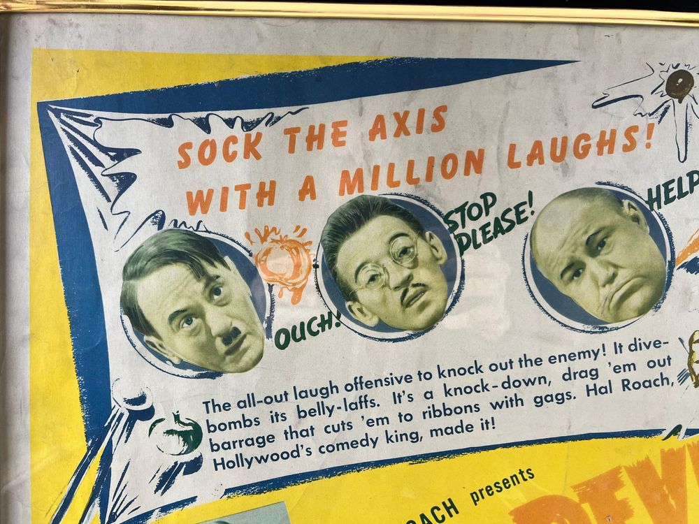 The Devil with Hitler 1942 Filmplakat mit Echtvergoldette Acheter sur