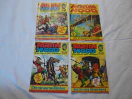 4 x Robin Hood  Bastei Comics Heftli 9 12 15 28