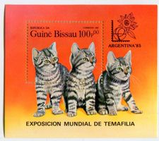 Block "Katzen". Guinea-Bissau.