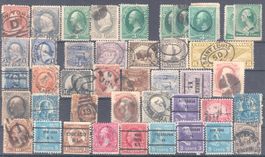 USA ab 1869, gemischtes Semi- bzw. Klassik Los, gestempelt