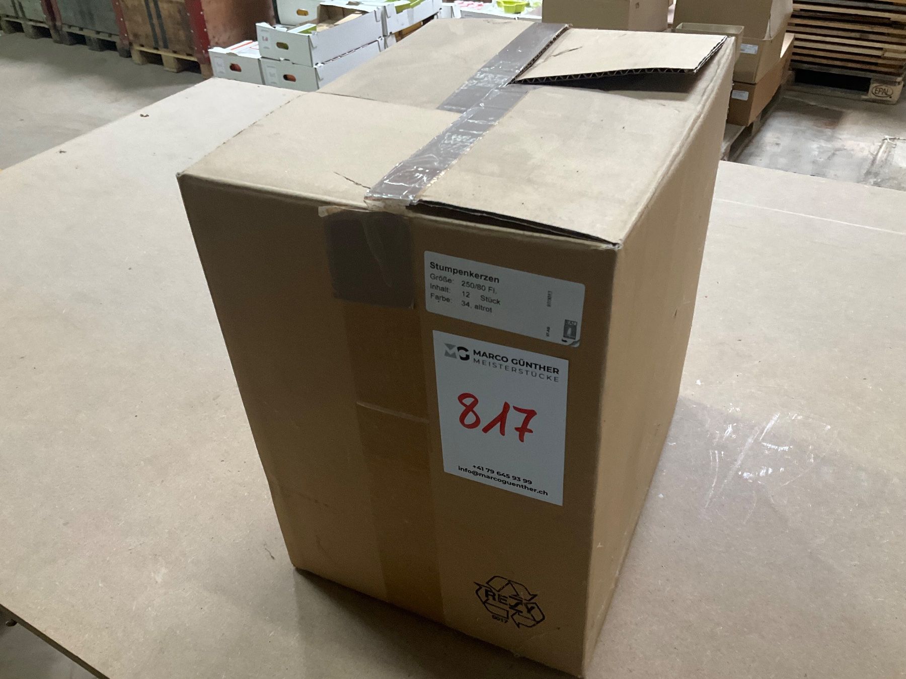 Candele: 817 Posten Übertauchkerzen aus Liquidation – Nuovo (secondo la descrizione) da Derendingen venduto da Meisterstuecke 5