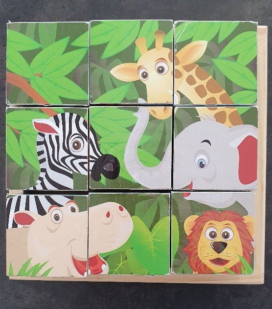 Puzzle: Puzzlewürfel mit 6 Tiermotiven – Usato da Buttisholz venduto da sico20 4