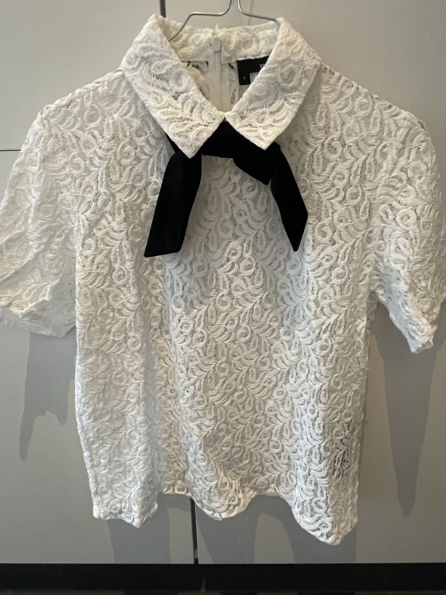 Kooples Blusen: The Kooples Spitze Bluse Weiss mit Schleife – Neu (gemäss Beschreibung) aus Baar von sabisun66