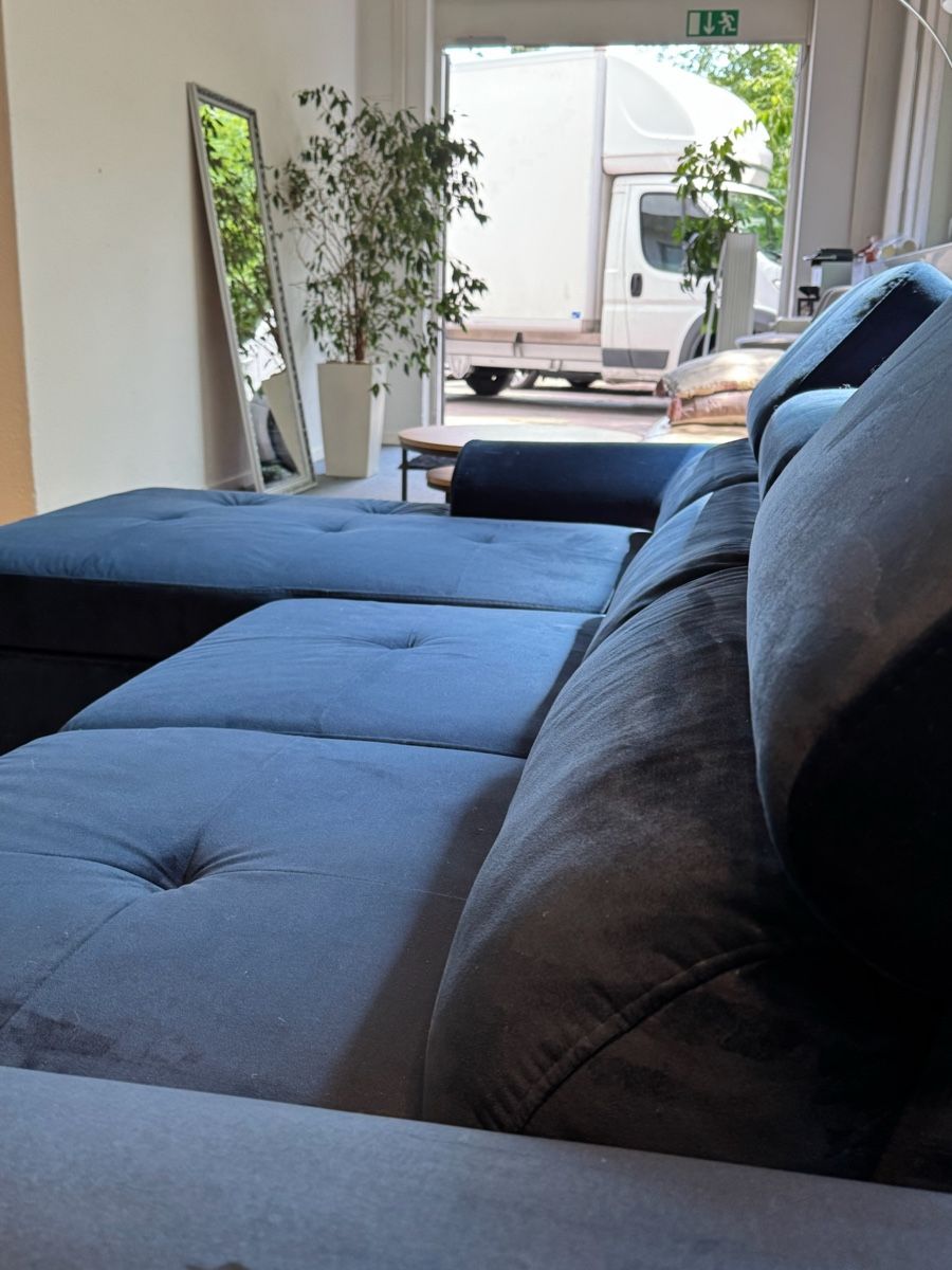 Divani: Ecksofa Marineblau mit Schlaffunktion – Usato da Fehraltorf venduto da Sofalab.swiss 9
