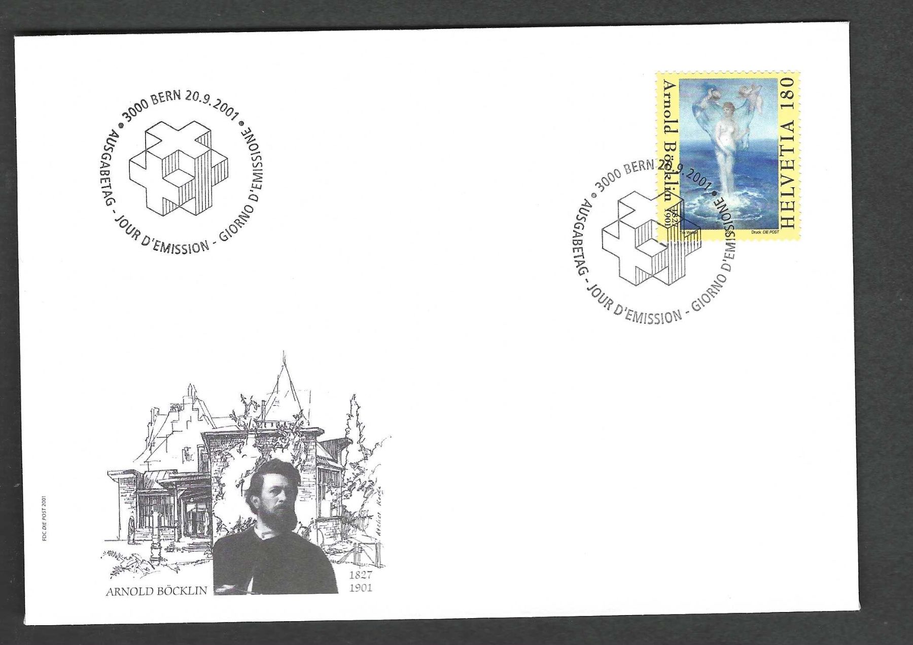 Tutti i francobolli: CH FDC Einzelmarke 2001 – Usato da Koblenz venduto da Markenhimmel