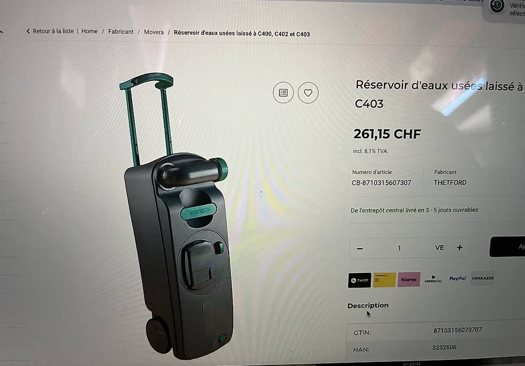 WC: Cassette de toilette  – Usato da Ste-Croix venduto da loupian