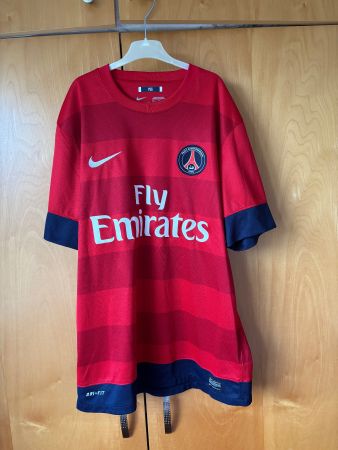 Maillot PSG, saison 2012-2013, rouge et bleu