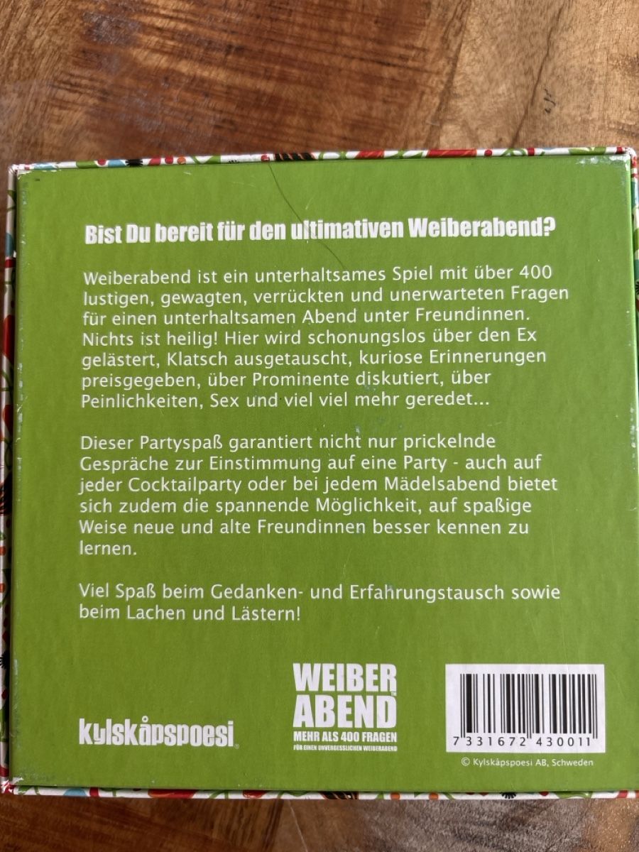 Giochi: Fragespiel Weiberabend – Usato da Bern venduto da vfsw0 1